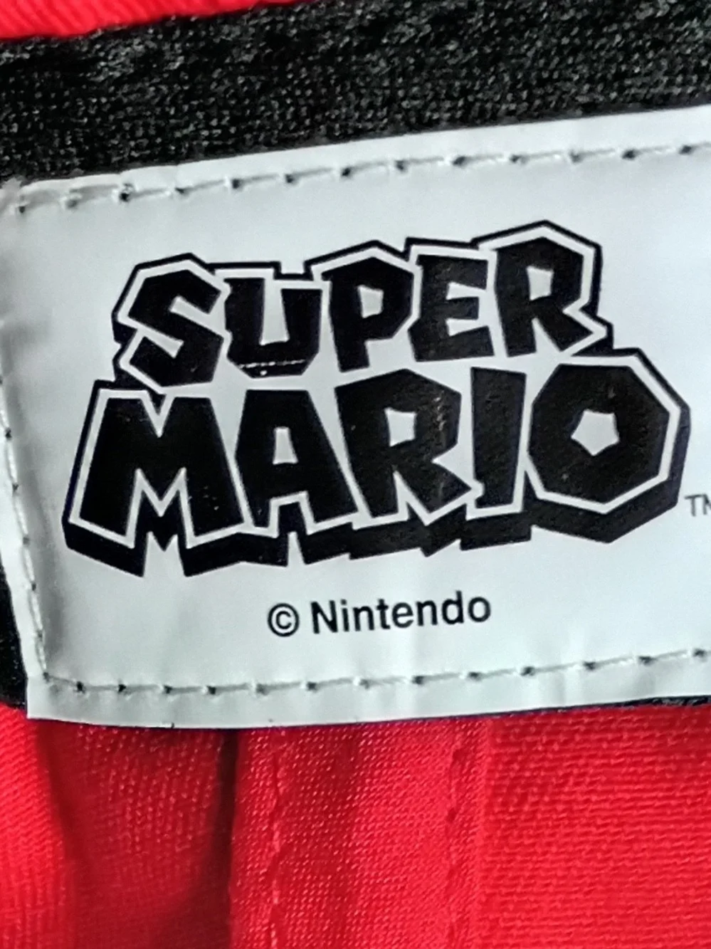 Bioworld Super Mario Red Baseball Cap with White